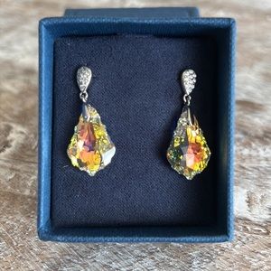 S925 Teardrop sparkly earrings! New! Sterling silver!